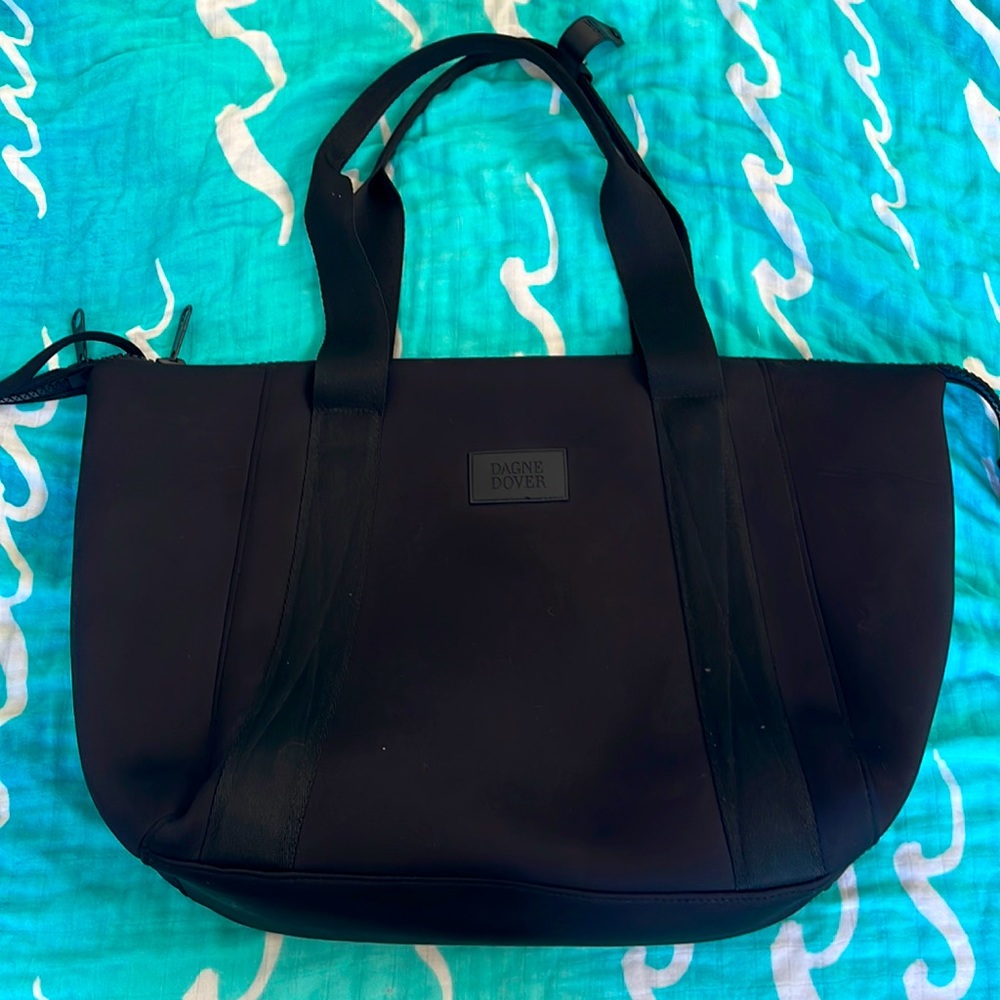 Dagne Dover black tote GUC - Landon medium carryall black